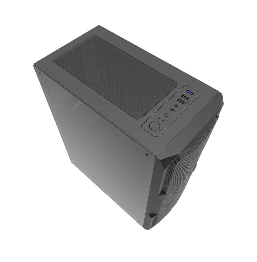 Kompiuterio korpusas Darkflash Aquarius ATX PC Case/Metallic style/Tempered glass side panel