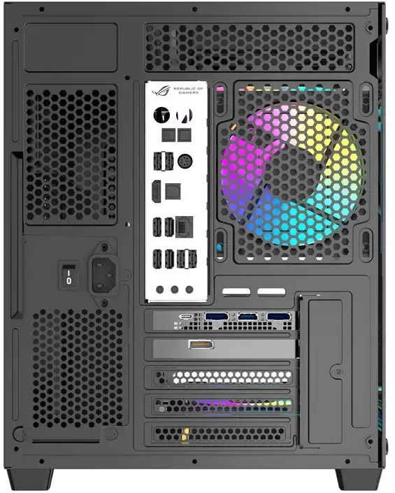 DarkFlash B275 PRO computer case (juodas) + 6 fans