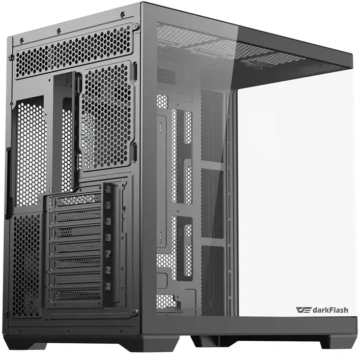 DarkFlash C280 computer case (juodas) + 7 fans