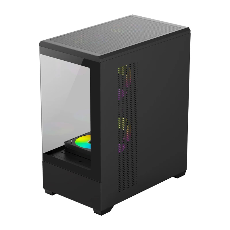 DarkFlash C365 computer case (juodas) + 5 fans