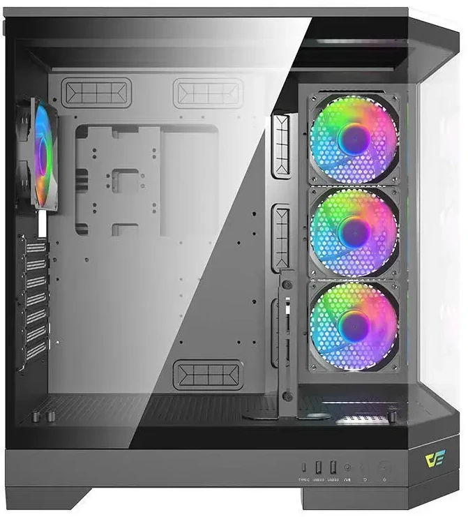 Darkflash DQX90 kompiuterio dėklas (juodas)