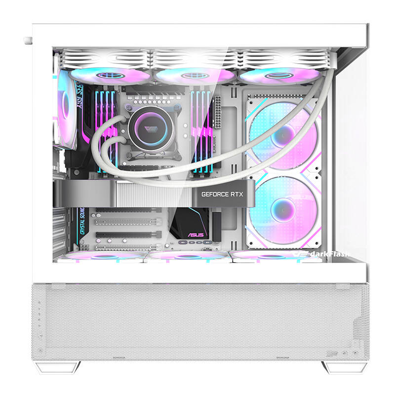 Darkflash DS900 AIR kompiuterio dėklas (baltas)