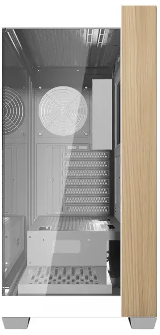 „Darkflash DS900W“ kompiuterio korpusas be ventiliatorių (baltas)