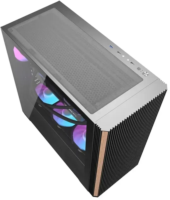 Darkflash DS900WS computer case (juodas) + 4 fans