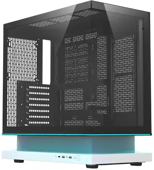 DarkFlash F1 ATX Computer Case + 6 Fans (Baltas)