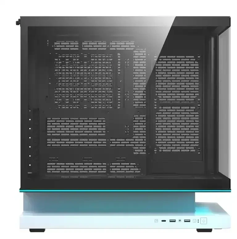 DarkFlash F1 ATX Computer Case + 6 Fans (Baltas)