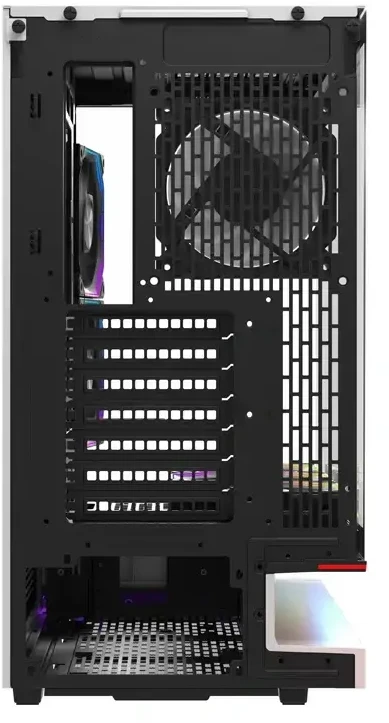 DarkFlash F1 ATX Computer Case + 6 Fans (Baltas)