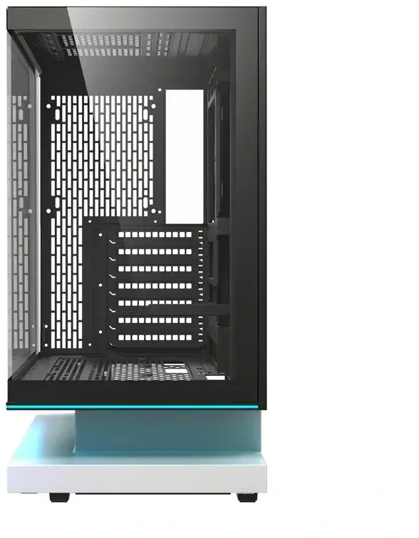 DarkFlash F1 ATX Computer Case + 6 Fans (Baltas)