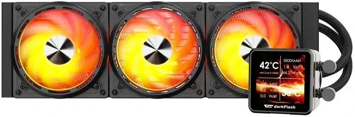 darkflash Vanduo cooling for the processor DE360 (juodas)