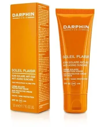 Darphin Soleil Plaisir Anti-Aging Suncare SPF 50 apsauginis veido kremas nuo saulės, 50 ml