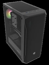 Kompiuterio Korpusas - FURY Shobo SH4 RGB Midi Tower Juodas