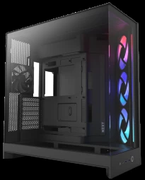 NZXT H9 Flow RGB Midi Tower Juodas