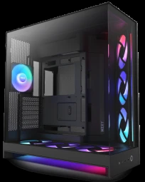 NZXT H9 Flow RGB+ (2025) juoda