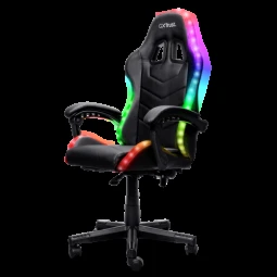 TRUST GXT 704 RONIQ RGB juoda žaidimų kėdė