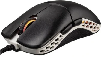 Ducky Feather Black & White pelė žaidimams su Huano Switch