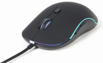 GEMBIRD Illuminated large size pelė su laidu USB juodas