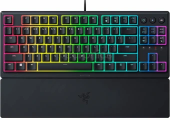 Razer | Ornata V3 Tenkeyless | Mechaninė klaviatūra žaidimams | su laidu | RGB LED pašvietimas | US | Juodas