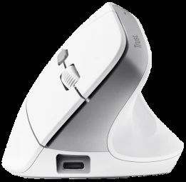 Trust Bayo II - Ergonomic Belaidė pelė (baltas)
