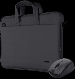 NB CASE BOLOGNA 16" +MOUSE SET/Juodas 24988 TRUST