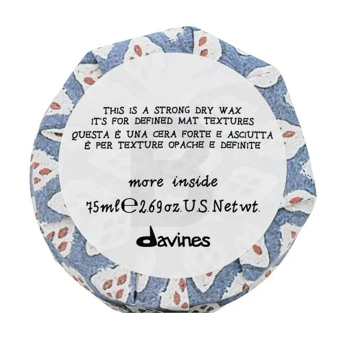 Davines More Inside Tai stiprus sausas vaškas, 75 ml