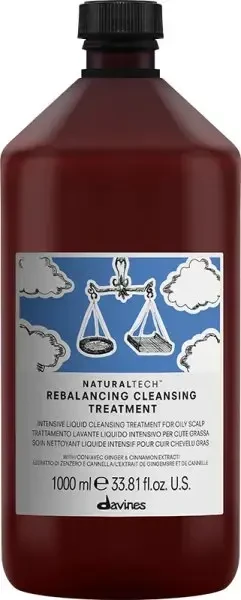 Davines Natural Tech balansuojantis valomasis kremas, 1000 ml