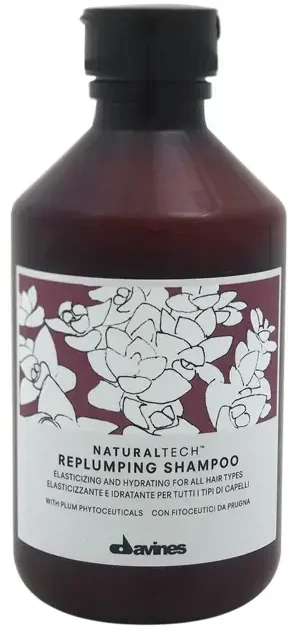 Davines Naturaltech Replumping Šampūnas ploniems plaukams 250 ml