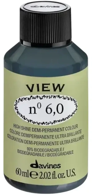 Davines View Demi-Permanent Hair Dye 6.0 , 60 ml