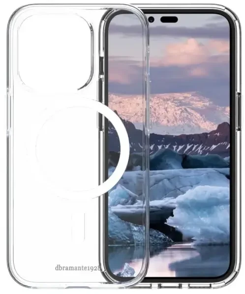 Dbramante1928 „dbramante 1928 Iceland Pro“ telefono dėklas su „MagSafe“ palaikymu, skirtas „iPhone 14 Pro“, permatomas