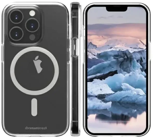 Dbramante1928 „dbramante 1928 Iceland Pro“ telefono dėklas su „MagSafe“ palaikymu, skirtas „iPhone 14 Pro“, permatomas