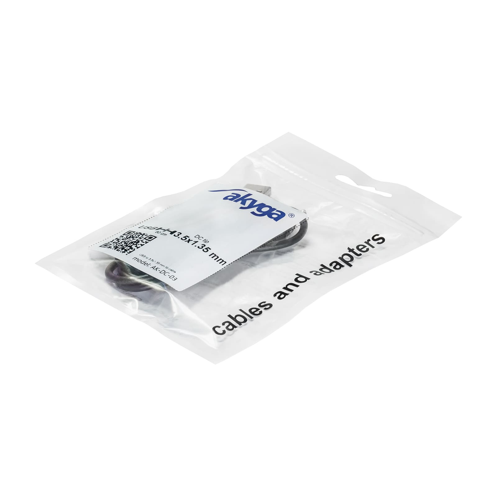 Akyga AK-DC-03 CU USB A (m) / 3.5 x 1.35 mm (m) 0.8 m