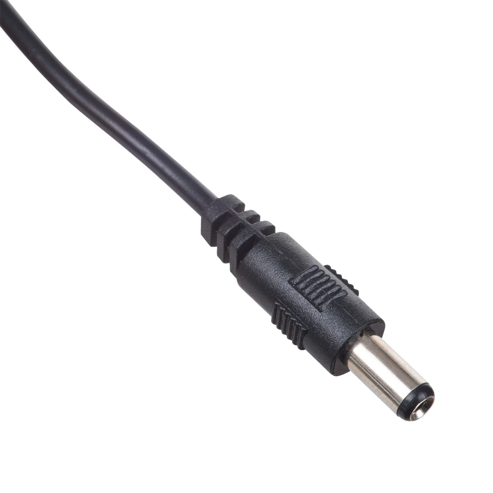 Kabelis USB Akyga USB-A - DC 5.5 x 2.5 mm 0.8 m Juodas (AK-DC-04)