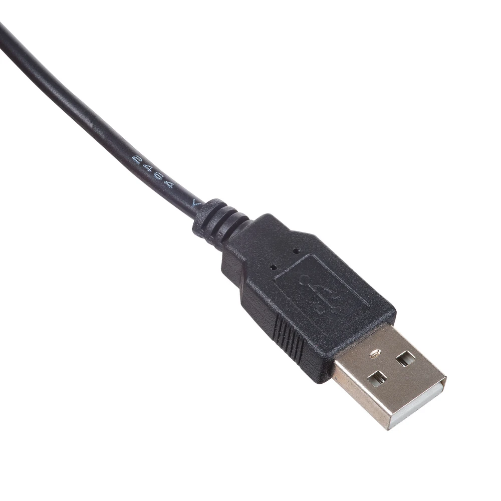 Kabelis USB Akyga USB-A - DC 5.5 x 2.5 mm 0.8 m Juodas (AK-DC-04)