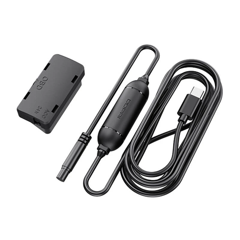 DDPAI DC001 iš OBD į USB-C - laidų rinkinys vaizdo registratoriui Mola N1 / N3 / N5 / E3 / Mini2X / Mini 5 / Z40 / Z50