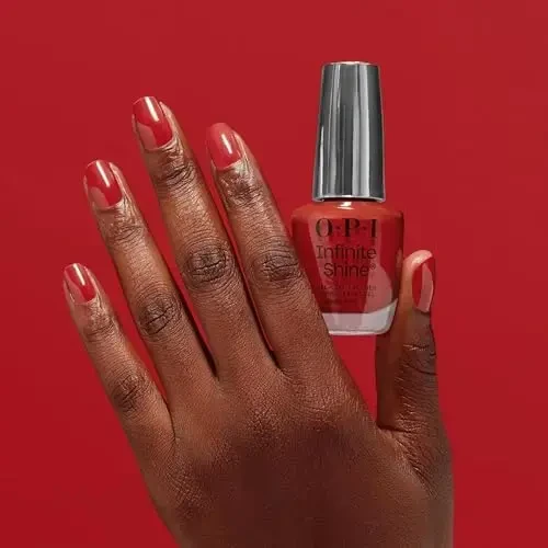 OPI Infinite Shine Gel-Like Lacquer Big Apple Raudona, 15 ml