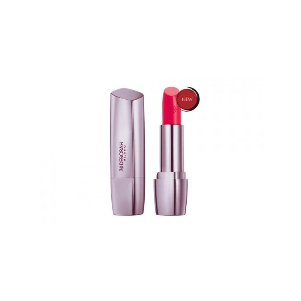 Deborah Milano Raudona Shine Long-Lasting Kreminis Lipstick 18 4.4 g