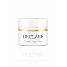 Declare Stress Balance 5 Secrets Night Kreminis atpalaiduojamasis naktinis veido kremas, 50 ml