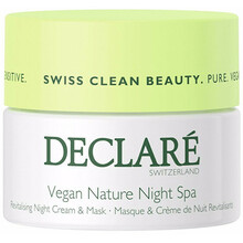 „Declare Vegan Nature“ veganiškas naktinis kremas-kaukė 50 ml