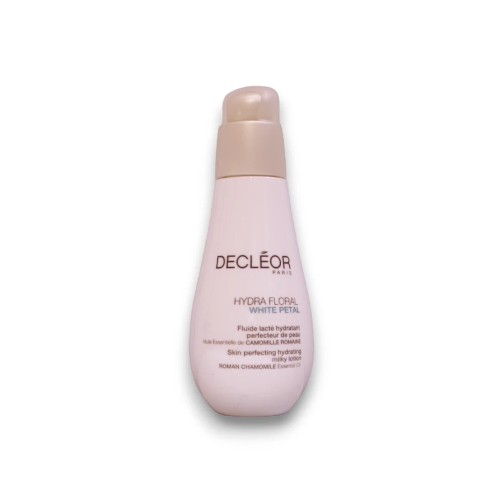 „Decleor Hydra Floral Baltas Petal“ dienos ir nakties losjonas nuo tamsių ratilų paakiuose, veidui ir kaklui, 50 ml *Mėginamoji pakuotė