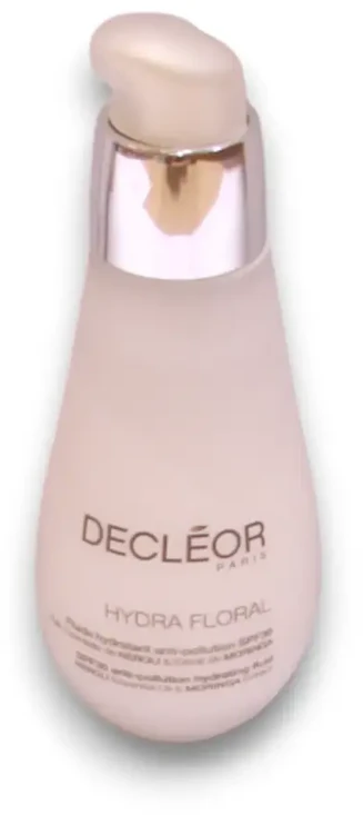 „Decleor Hydra Floral Baltas Petal“ dieninis losjonas nuo taršos veidui ir kaklui, 50 ml *Mėginys