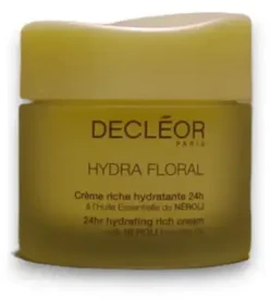 „Decleor Hydra Floral Rich“ drėkinamasis dieninis kremas veidui, 50 ml *Testuojamasis rinkinys