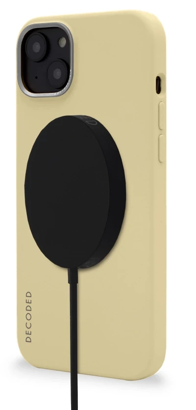 Decoded Silikoninis dėklas with MagSafe for iPhone 14 Plus - yellow