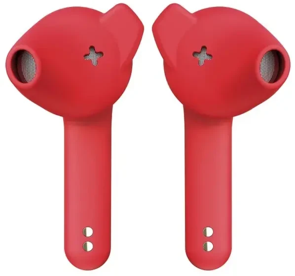 Defunc Earbuds True Basic belaidės ausinės, Raudonos