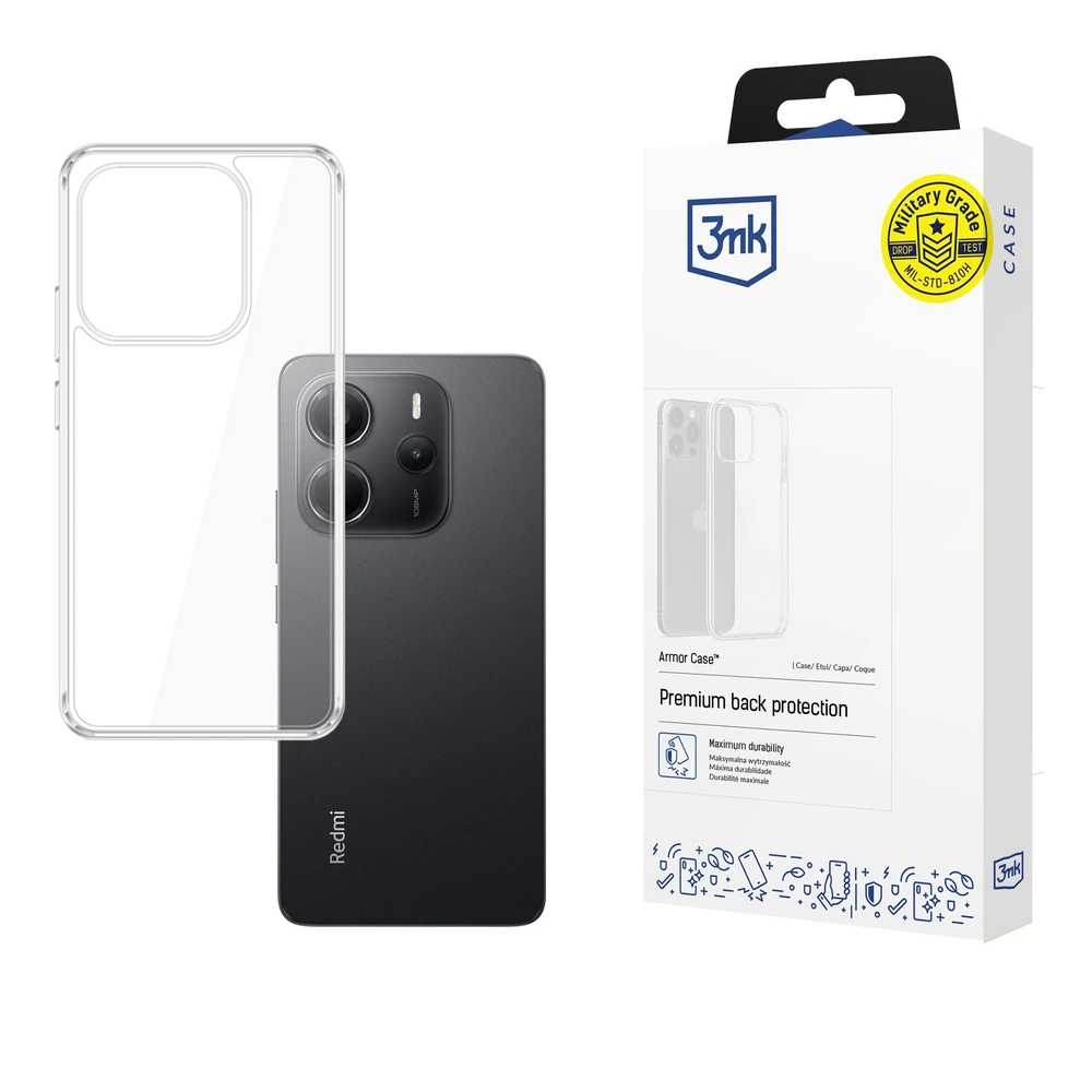 3Mk apsauga „Redmi Note 14 4G“ – 3mk šarvuotas dėklas