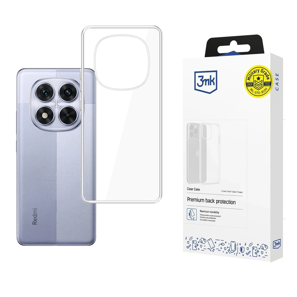 Dėklas 3mk Clear Case 1,2mm Xiaomi Redmi Note 14 Pro 5G/Poco X7
