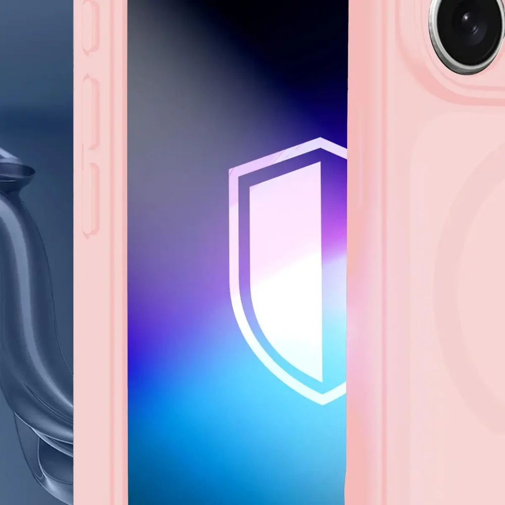Dėklas 3MK Misty MagCase do Apple iPhone 17 Pro/ 18 Pro rožinė