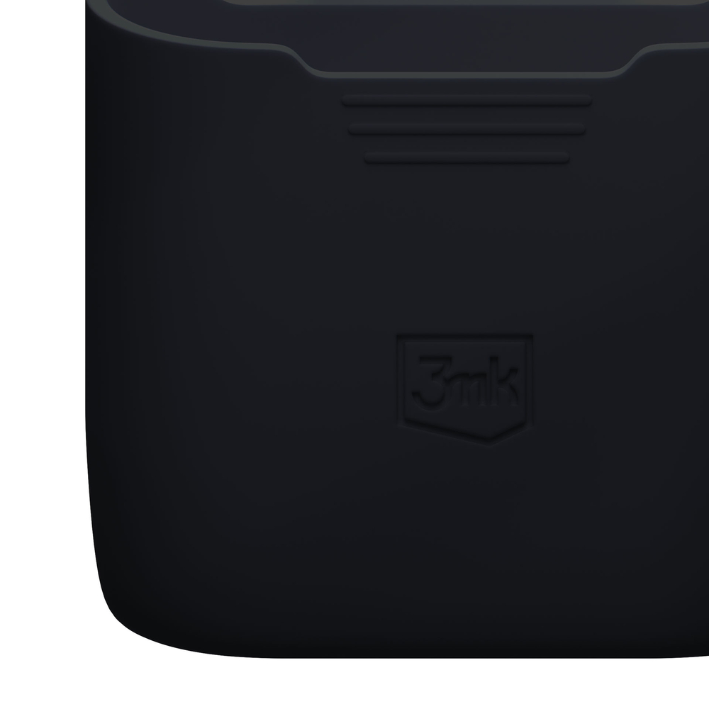 3Mk apsauginis 3mk silikoninis AirPods dėklas, skirtas AirPods Pro 3 - Juodas