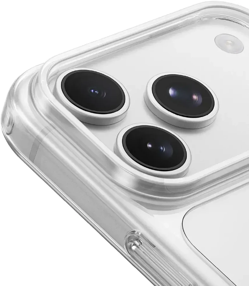 Dėklas AmazingThing Minimal Mag Drop Proof Case 3 Lens for iPhone 18 Pro Max with Lanyard Mount and MagSafe Compatible - Clear