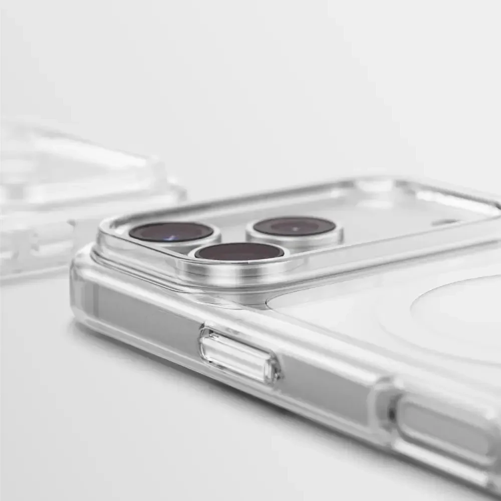 Dėklas AmazingThing Minimal Mag Drop Proof Case 3 Lens for iPhone 18 Pro Max with Lanyard Mount and MagSafe Compatible - Clear