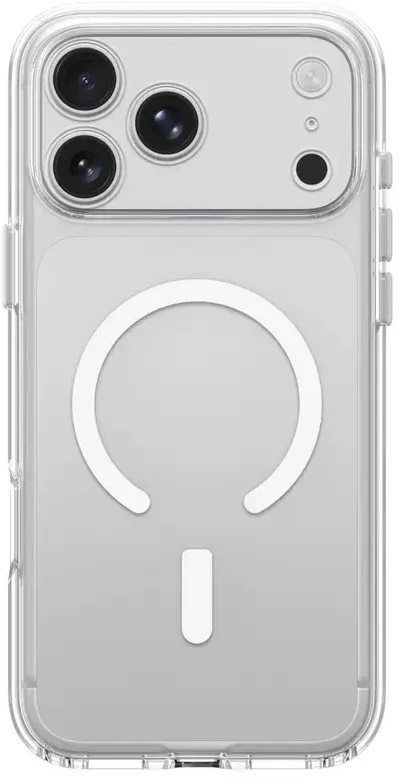 Dėklas Amazingthing Minimal Mag Lens Case MagSafe do iPhone 18 Pro Max permatomas