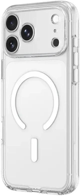 Dėklas Amazingthing Minimal Mag Lens Case MagSafe do iPhone 18 Pro Max permatomas